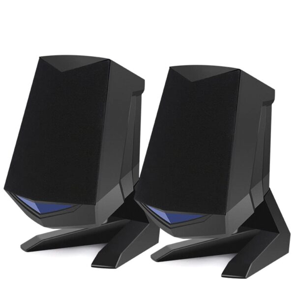 1 Pair Wired Computer Speakers USB AUX Bass Reinforcement PC Speaker