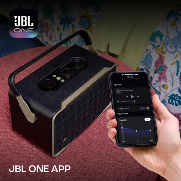 JBL Authentics 300, Portable Smart Home Wifi Speaker - Image 4