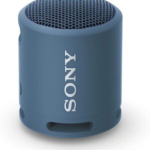 Sony Srs-Xb13 Wireless Extra Bass Portable Bluetooth Speaker with 16 Hours Battery Life, Type-C, Ip67 Waterproof, Dustproof, Speaker with Mic, Loud Audio for Phone Calls/Work from Home (Blue), Small