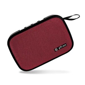 PTron Musicbot Lite 5W Mini Bluetooth Speaker with 6Hrs Playtime, Immersive Sound, 40mm Driver, Bluetooth 5.1 with Strong Connectivity, Portable Design, Integrated Music & Call Control (Burgundy)