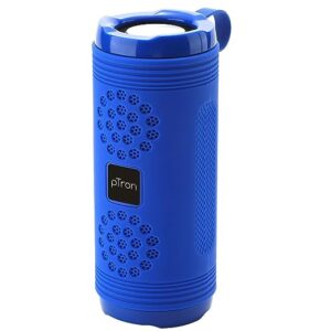 pTron Quinto Evo 8W Wireless Bluetooth 5.0 Speaker with 12Hrs Playtime, Outdoor Speaker with 3.5mm Aux/Micro SD Card/USB Drive Slots, Built-in Mic, Fully Integrated Music & Call Controls (Blue)