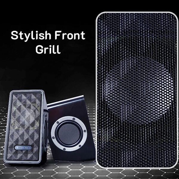 ZEBRONICS S990 Portable Multimedia Speaker suitable for Laptop & Desktop (2.0 powered with AUX) - Image 2