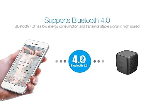 F&D W4 Wireless Portable Bluetooth Speaker (Color May Vary), Black - Image 5