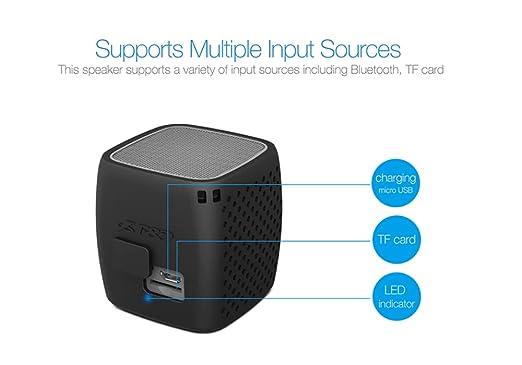 F&D W4 Wireless Portable Bluetooth Speaker (Color May Vary), Black - Image 6