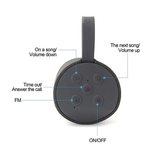 World tech Electronics DJ Sound Blast Speaker Portable Best Bluetooth Speaker 113 with Super deep Bass Rechargeable Wireless Bluetooth Speaker Support TF/USB/Pen Drive/FM/AUX Slot (Color-Multi) - Image 5