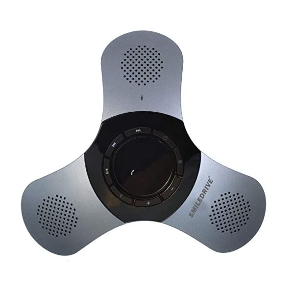 SMILEDRIVE Portable Bluetooth Mobile Conference Call Speaker with Omnidirectional Mic, Echo & Noise Cancellation