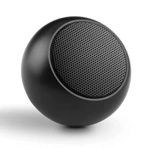 HB PLUS M3 Colorful Wireless Bluetooth Speakers Mini Electroplating Round Steel Speaker (Random Color) (Black)