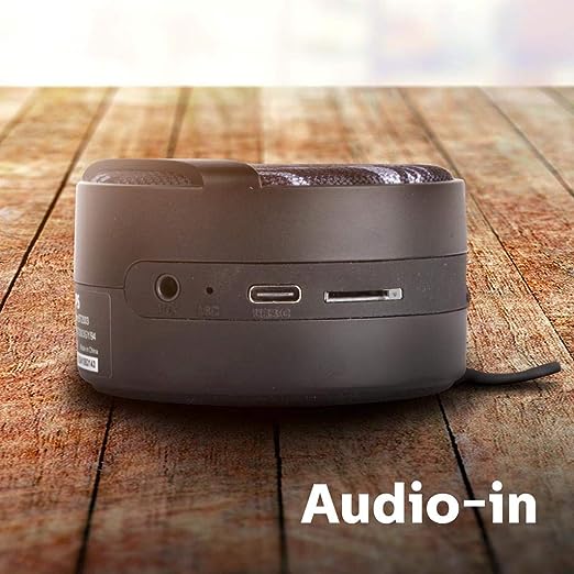 Philips Audio BT2003 3W Mini Portable Bluetooth Speaker with Multi-Connectivity Modes, Built-in Mic, Rapid Charging (Type-C Charger) and Carrying Strap (Gray Camouflage) - Image 6