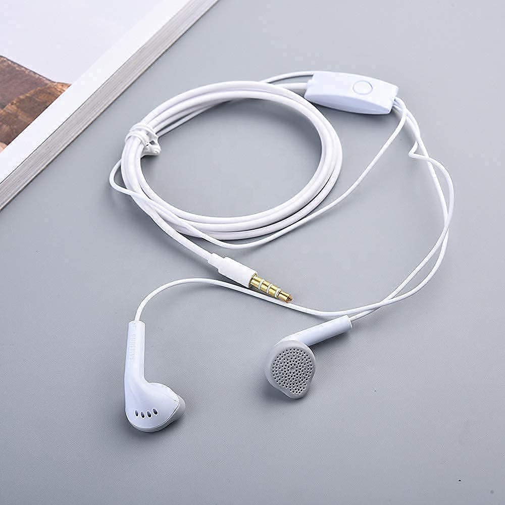 Original-Galaxy Wired Earphones for All Samsung Smartphones with Mic | Pure Bass Sound | One Button Multi-Functional Remote | Comfort fit | 6 Months Warranty (White) - Image 3
