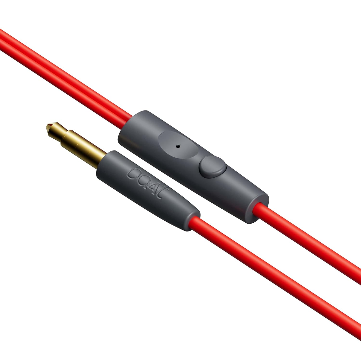 boAt Bassheads 100 in Ear Wired Headphones Earphones with Mic (Furious Red)