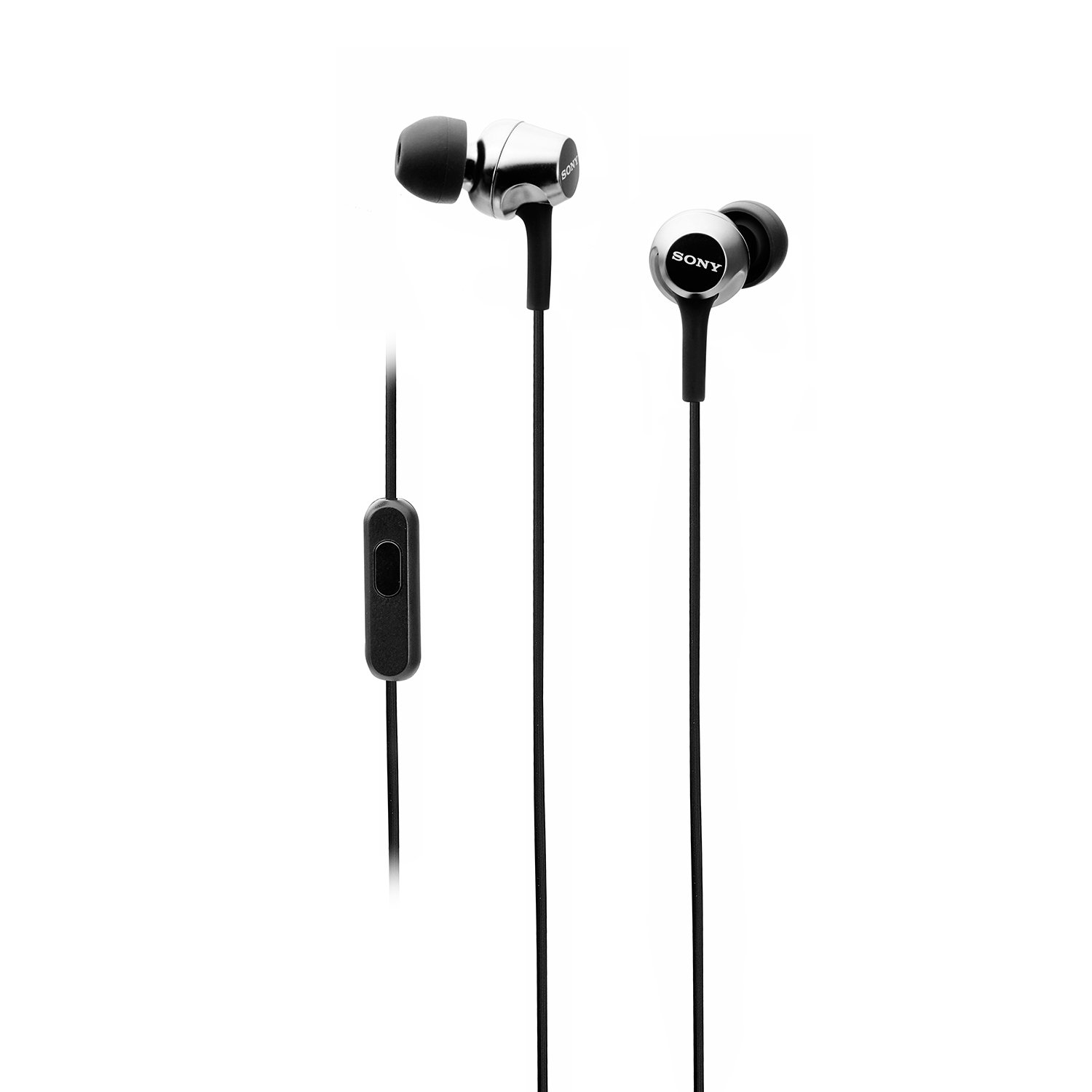 Sony MDR-EX255AP Wired in-Ear Headphones with Tangle Free Cable, 3.5mm Jack, Headset with Mic for Phone Calls and 1 Year Warranty - (Black) - Image 6